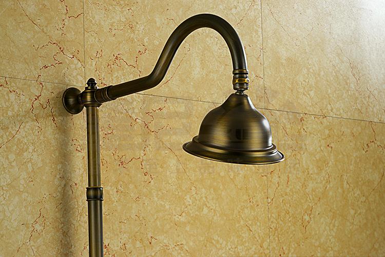 Classic brass shower head